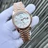 Super Clone Rolex Day-Date White Mother-of-Pearl Diamond Dial 128235-0078 36 mm — view 11