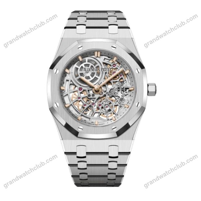 Super Clone Audemars Piguet Royal Oak Openworked Extra-Thin 16204ST.OO.1240ST.01 39mm
