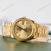 Super Clone Rolex Day-Date Roman Champagne Dial 228238 40 mm β bracelet detail