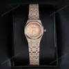 Super Clone Audemars Piguet Royal Oak Mini Frosted Gold 67630OR.GG.1312OR.01 – — side profile