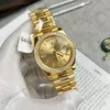 Super Clone Rolex Day-Date Champagne Dial 128398tbr-0037 36 mm — case and bezel