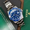Super Clone Rolex Submariner Blue Dial 116619LB “Smurf” — bracelet detail