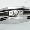Super Clone Audemars Piguet Royal Oak Offshore Steel 26420ST 42mm Grey Dial — on leather display