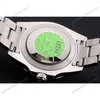Super Clone Rolex Submariner Silver Dial PR16233S — on leather display
