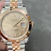 Super Clone Rolex Datejust Champagne Dial 126303-0010 41 mm — dial close-up