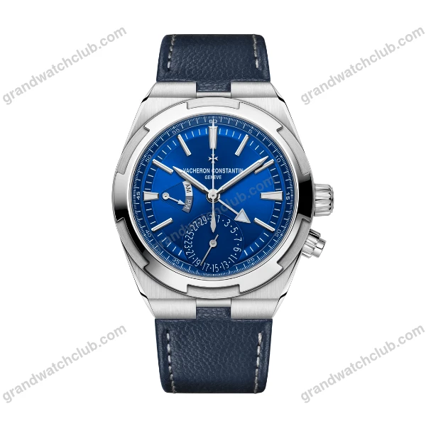 Super Clone Vacheron Constantin Overseas Dual Time 7900V 41mm Blue Dial