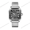 Super Clone Cartier Santos De Cartier Ceramic CRWSSA0037 39.8mm Miyota.9015