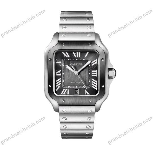 Super Clone Cartier Santos De Cartier Ceramic CRWSSA0037 39.8mm Miyota.9015