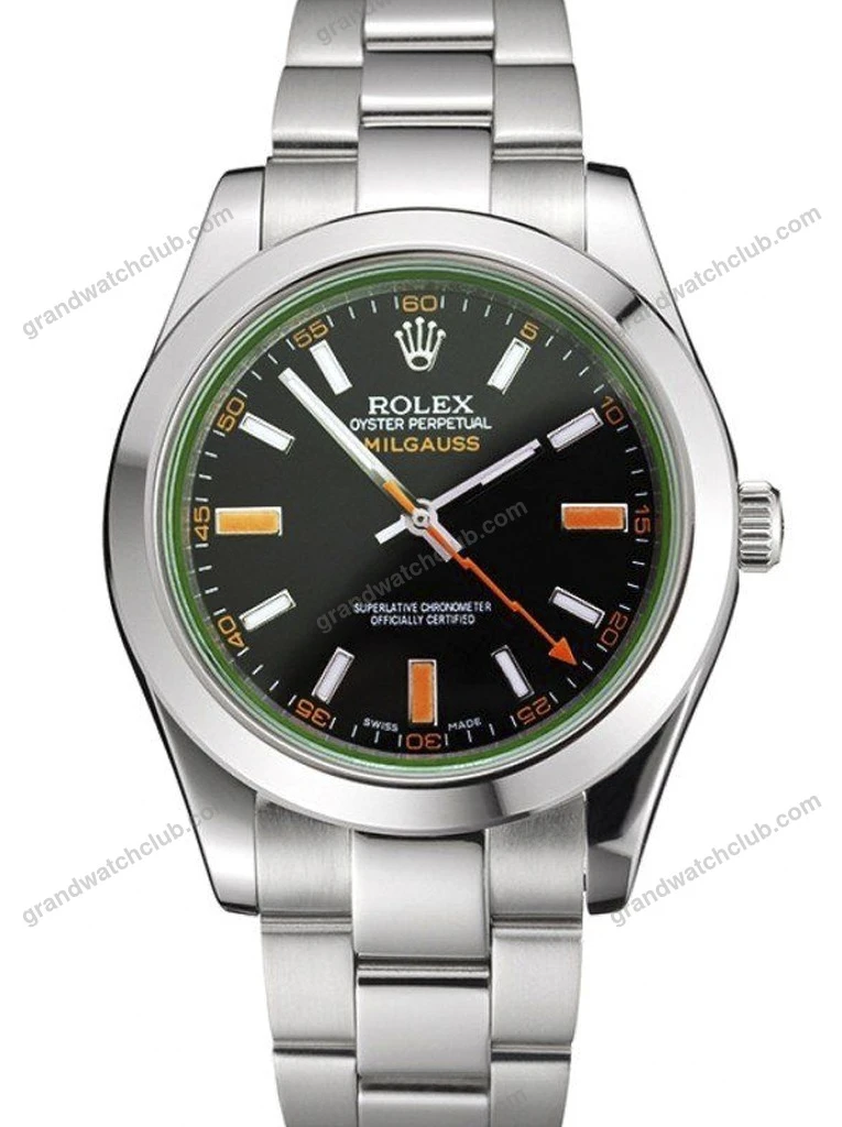 Super Clone Rolex Milgauss Black Dial REP016836