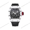 Super Clone Richard Mille RM 35-01 Richard Mille Rafa Cacbon NTPT Black Strap 42mm