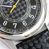 Super Clone Patek Philippe Calatrava 6007A Steel 40mm Ebony Black Dial — side profile