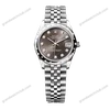 Super Clone Rolex ,Dark Grey , 31 mm, Oystersteel White Gold and Diamonds Dial