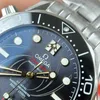 Super Clone Omega 42mm Steel — side profile