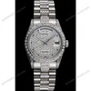 Super Clone Rolex Day-Date Diamond Dial 621612 37 mm — dial close-up