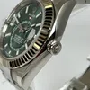 Super Clone Rolex Sky-Dweller Mint green Dial 336934 Oyster β bracelet detail