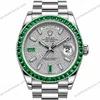 Super Clone Rolex Day-Date 40 Emerald Bezel Diamond Pavé Dial 228396TEM President – Swiss SuperClone