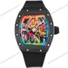 Super Clone Richard Mille RM 68-01 Richard Mille Tourbillon Cyril Kongo Ceramic Black –