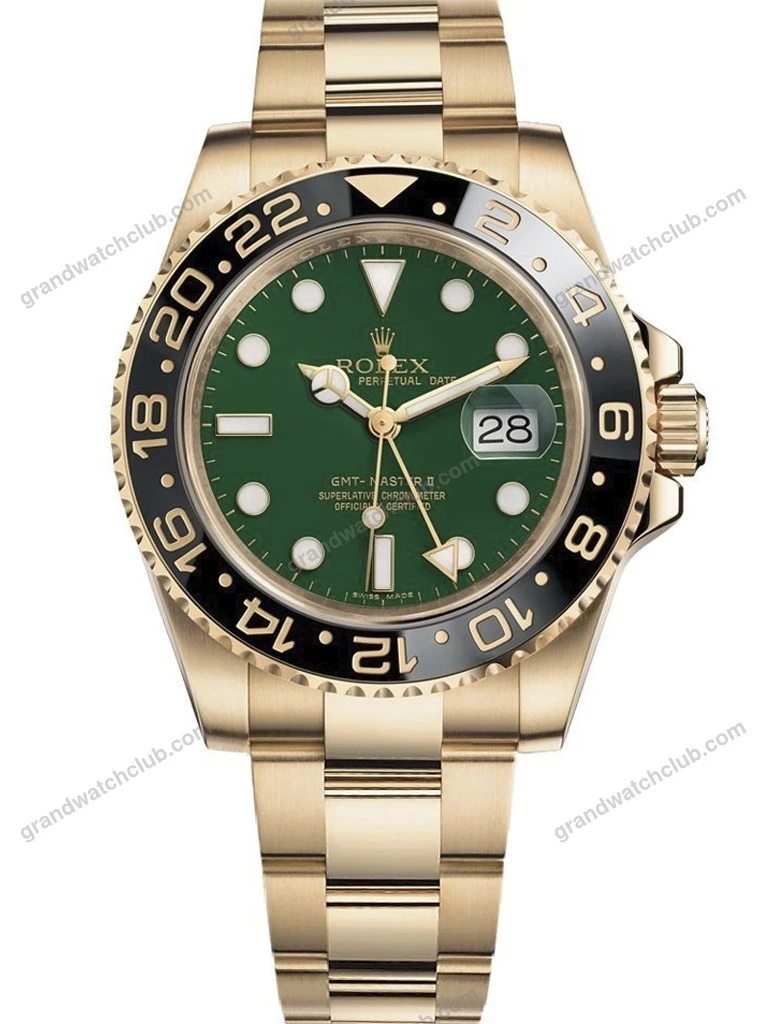 Super Clone Rolex GMT-Master II Green Dial 116718LN