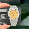 Super Clone Audemars Piguet Royal Oak Jumbo Extra-Thin 15202BC.OO.1240BC.01 39mm Yellow Dial — bracelet detail