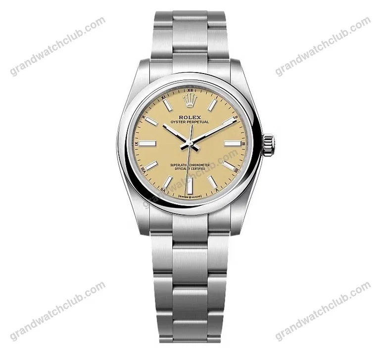 Super Clone Rolex Oyster Perpetual 277200 Beige Dial