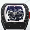 Super Clone Richard Mille RM 55 Richard Mille White 42mm Carbon Modify — bracelet detail