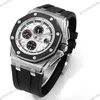 Super Clone Audemars Piguet Royal Oak Offshore 26400SO 44mm White Dial – — case and bezel