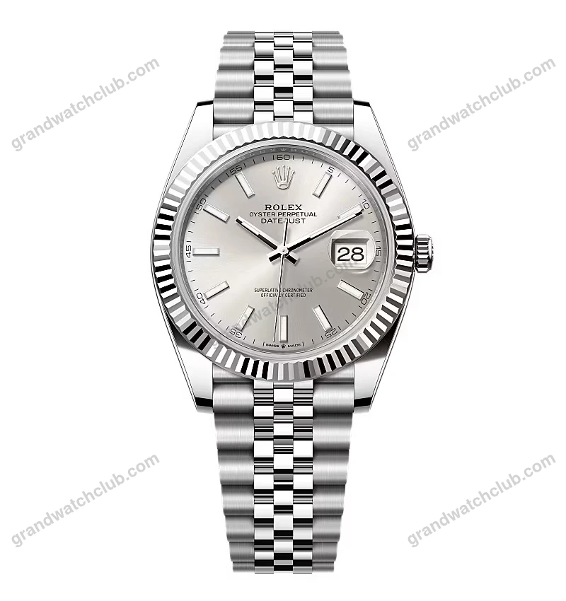 Super Clone Rolex Datejust Silver Dial 126334-0004 41 mm