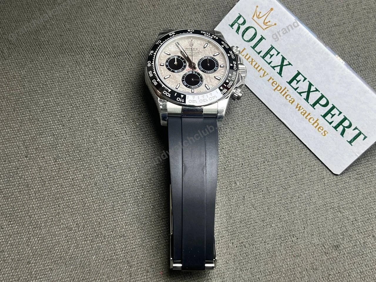 Super Clone Rolex Daytona 126519LN Meteorite Dial — case and bezel