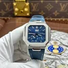 Super Clone Patek Philippe Cubitus 5822P-001 Platinum Instantaneous Grand Date Day Moon Phases — dial close-up
