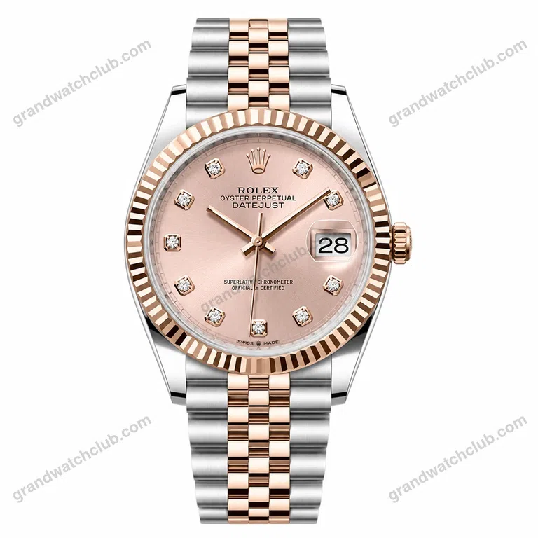 Super Clone Rolex Datejust Rose-Gold Dial REP016816 41 mm