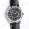 Super Clone Patek Philippe Calatrava 6007A Steel 40mm Black Tiffany Dial — dial close-up
