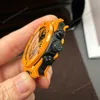 Super Clone Hublot Big Bang 42mm Rubber Strap Steel — side profile