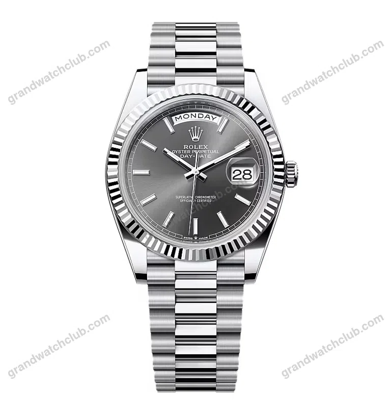 Super Clone Rolex Day-Date Slate Dial 228236-0013 40 mm