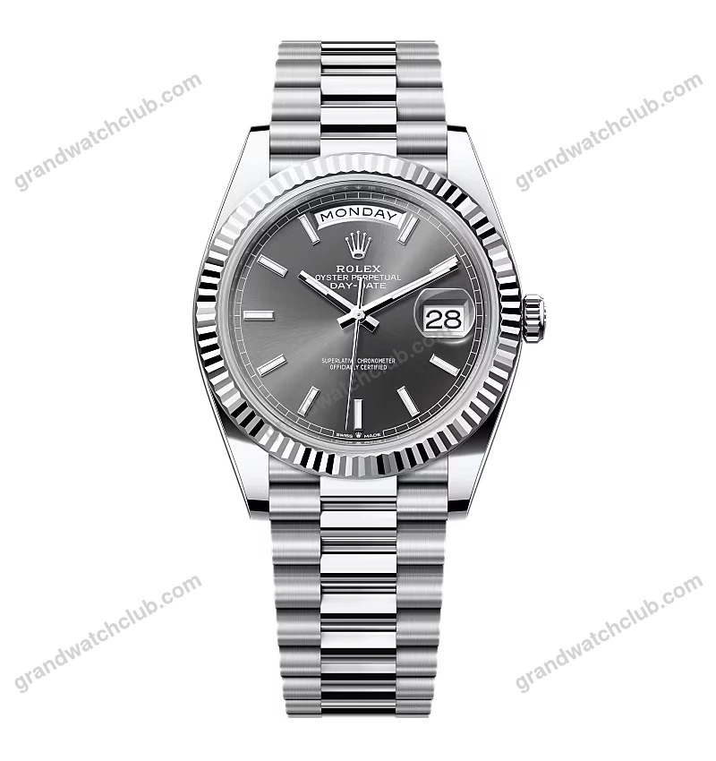 Super Clone Rolex Day-Date Slate Dial 228236-0013 40 mm