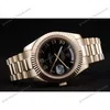 Super Clone Rolex Day-Date Black Dial 41998 40 mm — bracelet detail