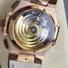 Super Clone Patek Philippe Nautilus 5980R-001 40.5mm Chronograph Rose Gold — view 11