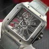 Super Clone Cartier Santos Large Skeleton WHSA0009 39mm — clasp and links
