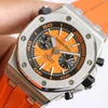 Super Clone Audemars Piguet Royal Oak Offshore Diver Chronograph in Orange 26703ST 42mm — bracelet detail