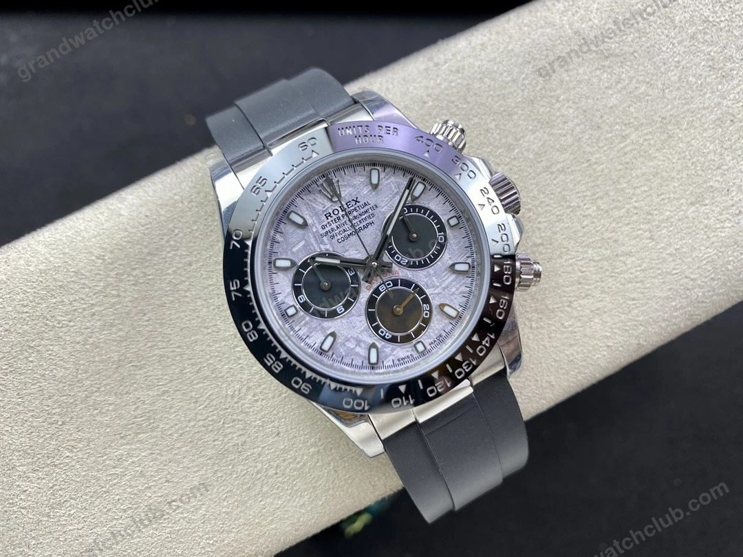 Super Clone Rolex Daytona 126519LN Meteorite Dial — movement / caseback view