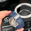Super Clone Hublot Classic Fusion Titanium 38mm Blue Dial Unisex Size — movement / caseback view