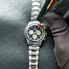 Super Clone Rolex Cosmograph Daytona Rainbow Sapphire Black Diamond Dial 116599RBOW – Swiss SuperClone - photo 10