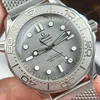 Super Clone Omega 42mm Steel — side profile