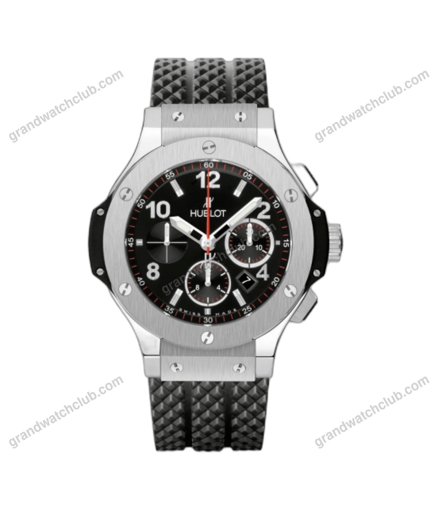 Super Clone Tuiga 1909 42mm Silver Dial Leather Strap Steel