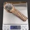 Super Clone Rolex Day-Date 40 Everose Gold Slate Diamond Dial 228235 President – Swiss SuperClone - photo 10