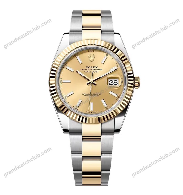 Super Clone Rolex Datejust Champagne Dial 126333-0009 41 mm