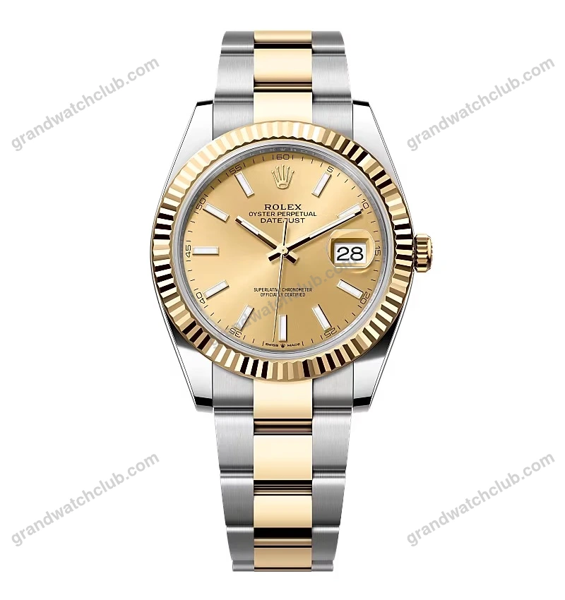 Super Clone Rolex Datejust Champagne Dial 126333-0009 41 mm