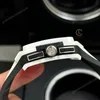 Super Clone Hublot Square Bang Unico 821.HX.0170.RX 821HX0170RX 42mm White Dial Ceramic — side profile