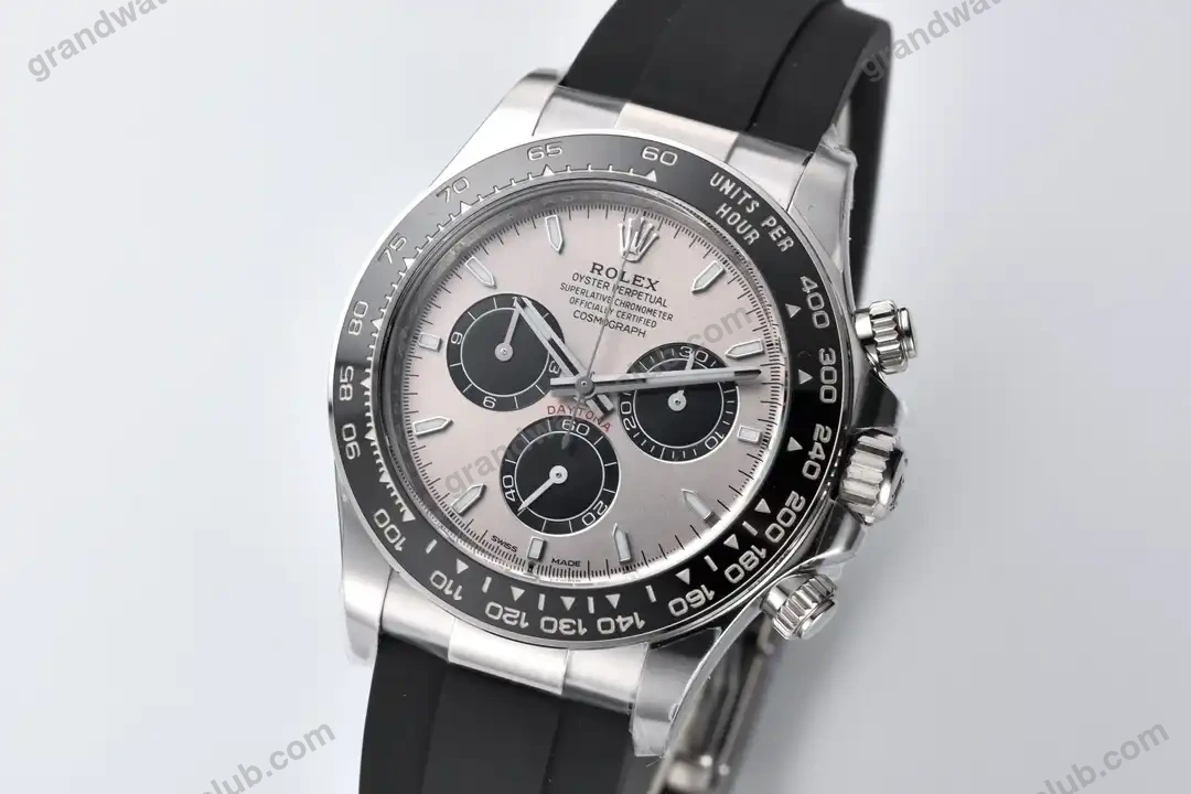 Super Clone Rolex Daytona Sunburst Dial “Ghost” 126519LN — dial close-up