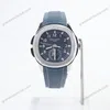 Super Clone Patek Philippe Aquanaut 40mm Rubber Strap Steel 5164G - view 16