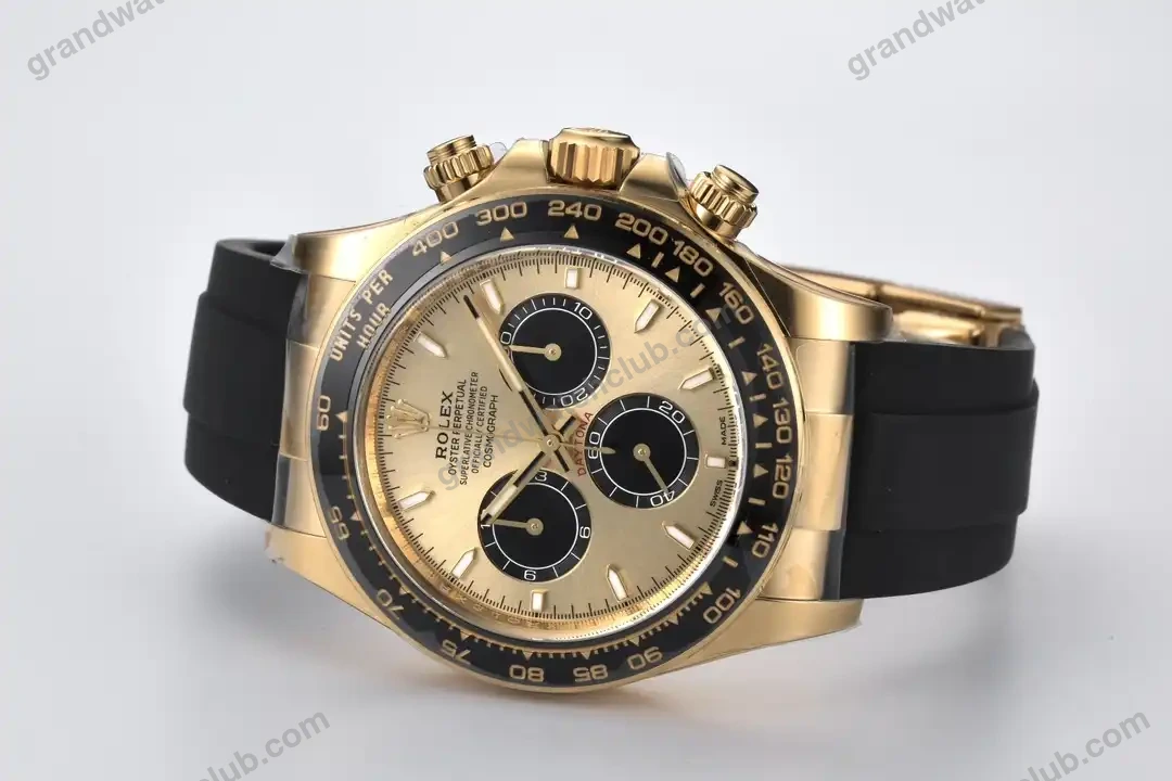 Super Clone Rolex Daytona Golden Dial 126518LN “Pikachu” — bracelet detail